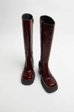 Miista Dulce Burgundy Tall Boots -Miista E8 dulce burgundy tall boots 04