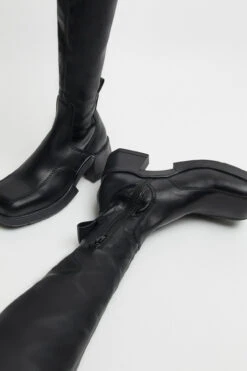 Miista Gabriela Black Tall Boots -Miista E8 gabriela black tall boots 04