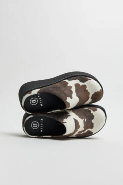 Miista Kristi Cow Print Mules -Miista E8 kristi cow print mules 03