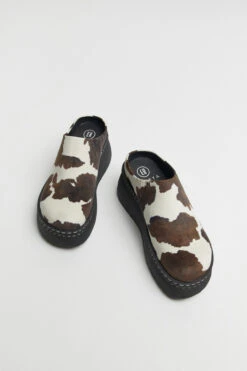 Miista Kristi Cow Print Mules -Miista E8 kristi cow print mules 04