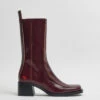 Miista Mariela Burgundy Boots -Miista E8 mariela burgundy boots 01