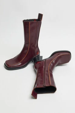 Miista -Miista E8 mariela burgundy boots 02