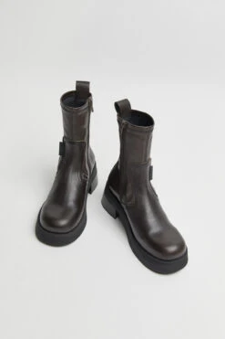 Miista Oliana Brown Ankle Boots -Miista E8 oliana brown ankle boots 04