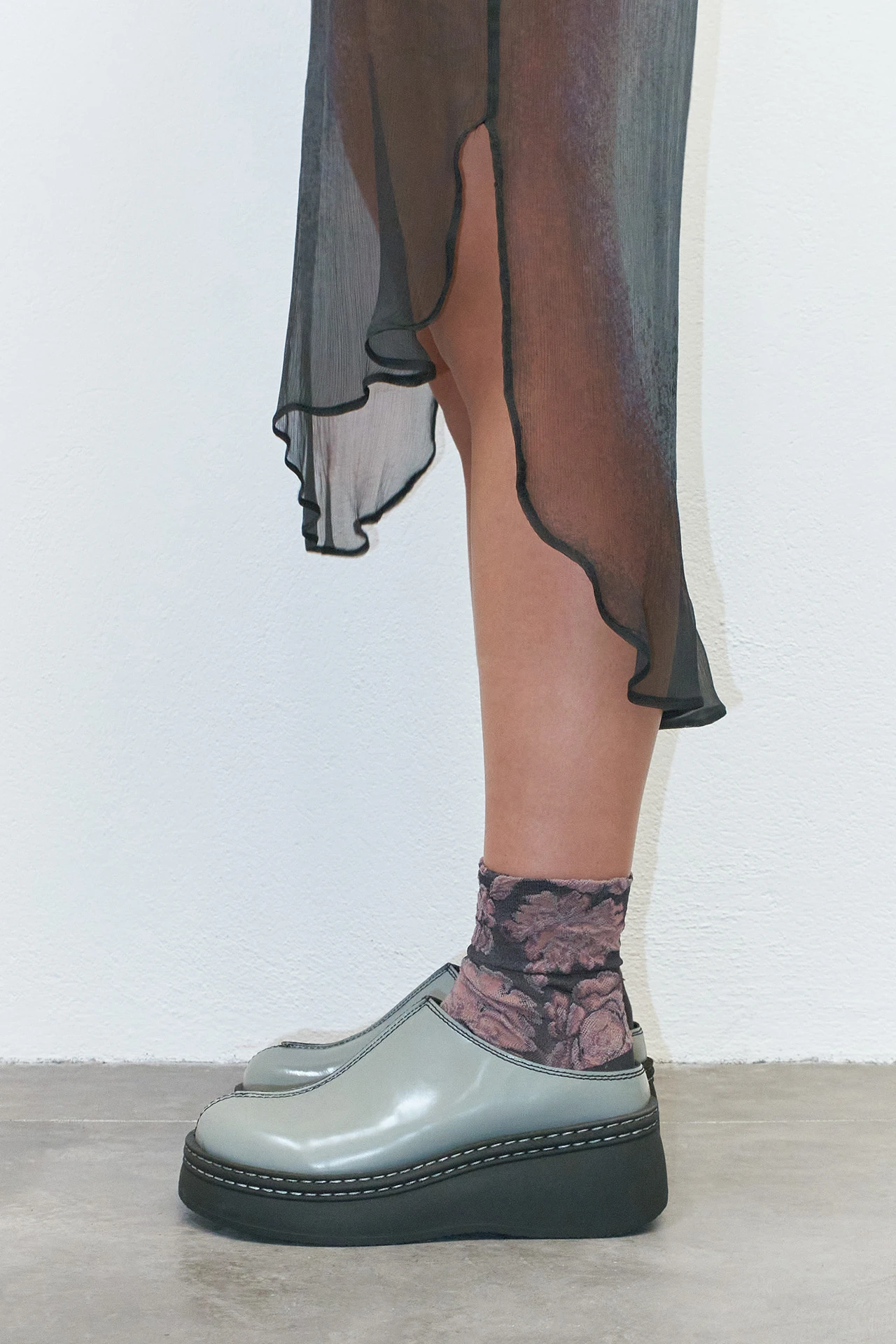 Miista Mego Grey Mules 4 Miista Mego Grey Mules - Image 2