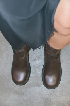 Miista Oliana Brown Ankle Boots -Miista EC E8 oliana brown ankle boots 02