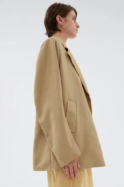 Miista Greta Brown Jacket -Miista EC greta beige watson peach 03