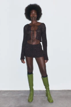 Miista Maru Black Skirt