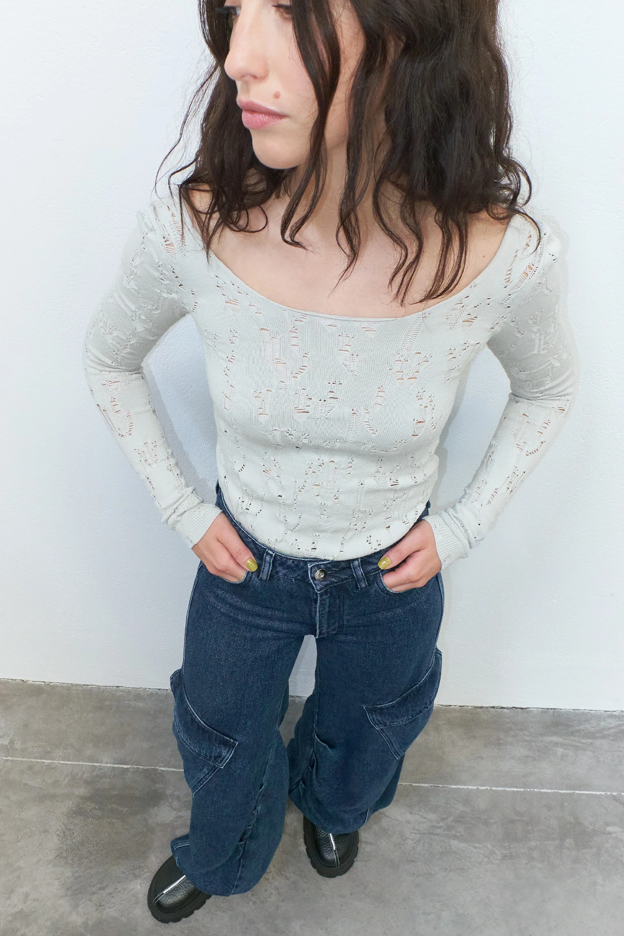 Miista Barbosa Grey Top 4 Miista Barbosa Grey Top - Image 2