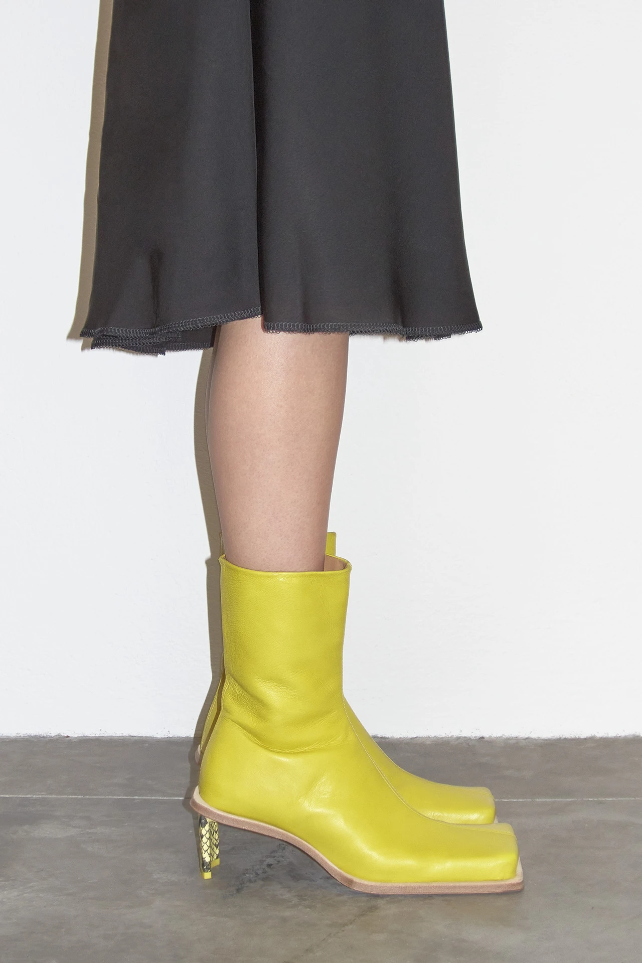 Miista Brenda Yellow Ankle Boots 4 Miista Brenda Yellow Ankle Boots - Image 2