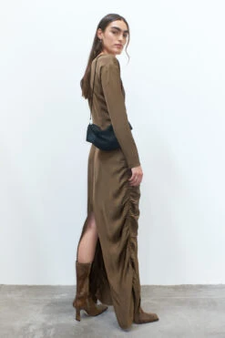 Miista Bruna Brown Dress -Miista EC miista bruna brown dress 08