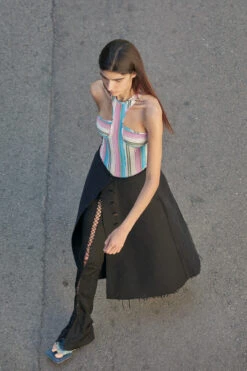 Miista Tini Black Trousers -Miista EC miista dara pink tiny black 03