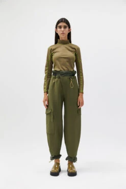 Miista Ellis Khaki Top