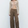 Miista Sibuca Brown Trousers -Miista EC miista madalena beige top sibuca brown trousers 01
