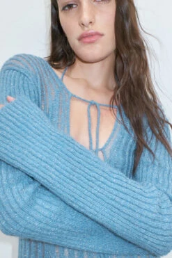 Miista Madalena Blue Top -Miista EC miista madalena blue top joia blue dress 04