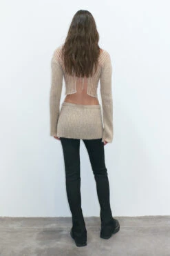 Miista Maru Beige Skirt -Miista EC miista maru beige skirt 03