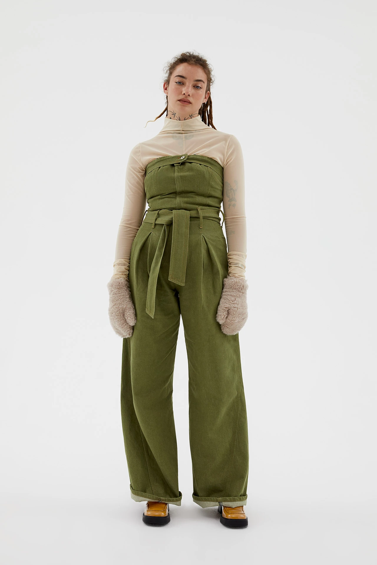 Miista Pola Khakhi Jumpsuit 3 Miista Pola Khakhi Jumpsuit