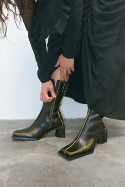 Miista Reiko Black Boots -Miista EC miista reiko black mustard boots 04