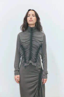 Miista Ze Grey Skirt -Miista EC miista silva grey top ze grey skirt 03 1