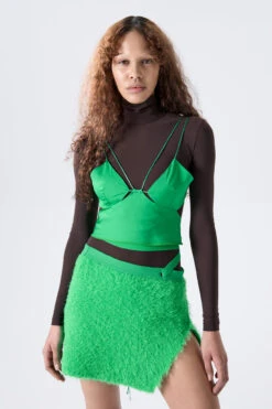 Miista Yang Green Top