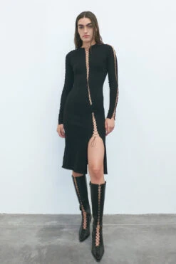 Miista Yui Black Dress