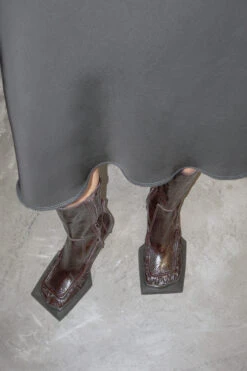 Miista Miwa Brown Patent Boots -Miista EC miwa brown 04