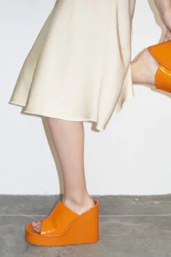 Miista Rhea Orange Mule Sandals -Miista EC rhea orange 03