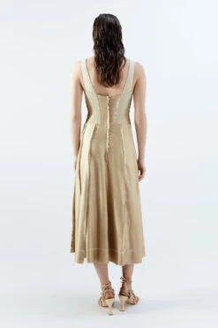 Miista Leonora Beige Dress -Miista ECOM leonora beige dress 04