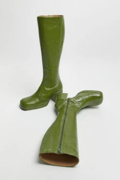 Miista Donna Green Tall Boots -Miista Miista donna green tall boots 02