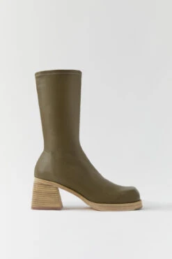 Miista Elke Khaki Boots -Miista Miista elke khaki 01