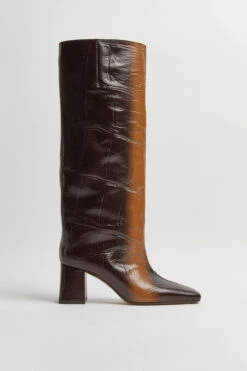 Miista Finola Brown Tall Boots -Miista Miista finola brown tall boots 01