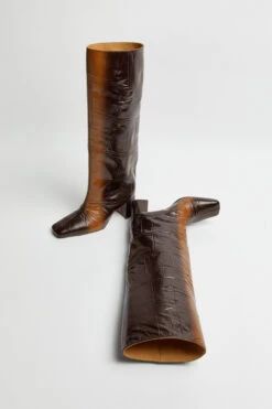 Miista Finola Brown Tall Boots -Miista Miista finola brown tall boots 02