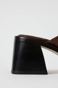 Miista Kristen Brown Sandals -Miista Miista kristen brown mule sandals 03