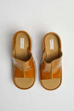 Miista Rhea Brown Mule Sandals -Miista Miista rhea brown 04