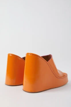 Miista Rhea Orange Mule Sandals -Miista Miista rhea orange 02