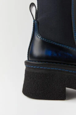 Miista Amarah Blue Boots -Miista e8 amarah blue ankle boots 03