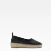 Miista Anna Black Espadrilles 2 Miista Anna Black Espadrilles -Miista e8 anna black grained leather 1