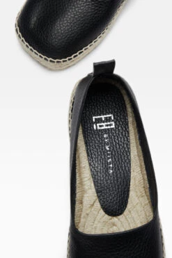Miista Anna Black Espadrilles 11 Miista Anna Black Espadrilles -Miista e8 anna black grained leather 5
