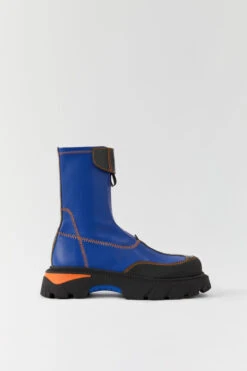 Miista Danica Blue Boots -Miista e8 danica blue ankle boots 01