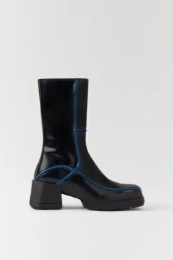 Miista Mieko Blue Boots -Miista e8 meiko black blue boots 01