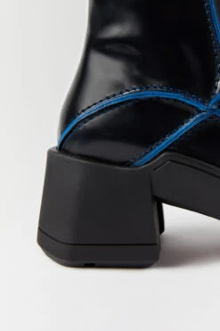 Miista Mieko Blue Boots -Miista e8 meiko black blue boots 04