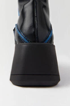 Miista Mieko Blue Boots -Miista e8 meiko black blue boots 05