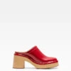 Miista Ophelia Red Clogs -Miista e8 ophelia red clogs 1