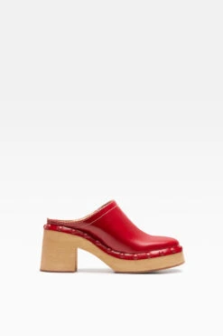 Miista Ophelia Red Clogs