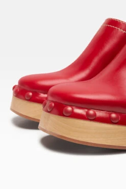 Miista Ophelia Red Clogs -Miista e8 ophelia red clogs 5