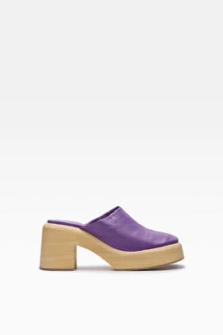 Miista Roberta Purple Clogs