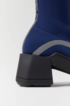 Miista Shawna Navy Boots -Miista e8 shawna navy reflective boots 04