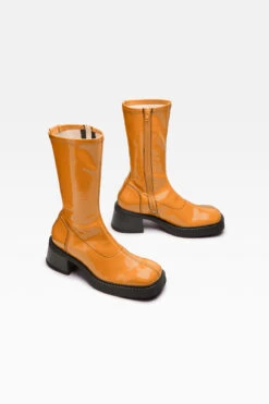 Miista Vero Orange Boots -Miista e8 vero orange boots 2