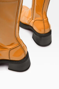Miista Vero Orange Boots -Miista e8 vero orange boots 4