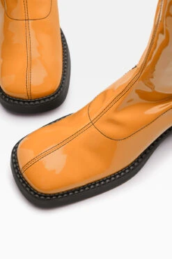 Miista Vero Orange Boots -Miista e8 vero orange boots 5