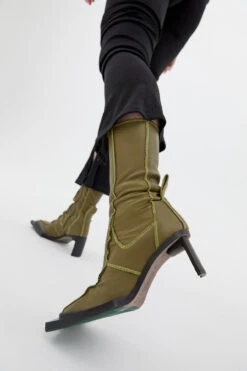 Miista Eimi Green Boots -Miista ecom miista eimi khaki boots 03